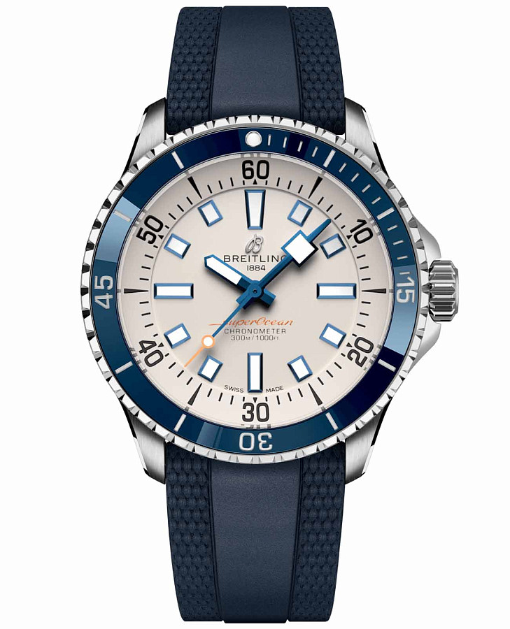 Часы Breitling Superocean Automatic 42 A17375E71G1S1 — мужские, белый