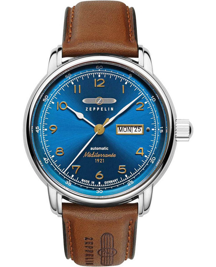 Часы Zeppelin Mediterranee 96643 — мужские, синий