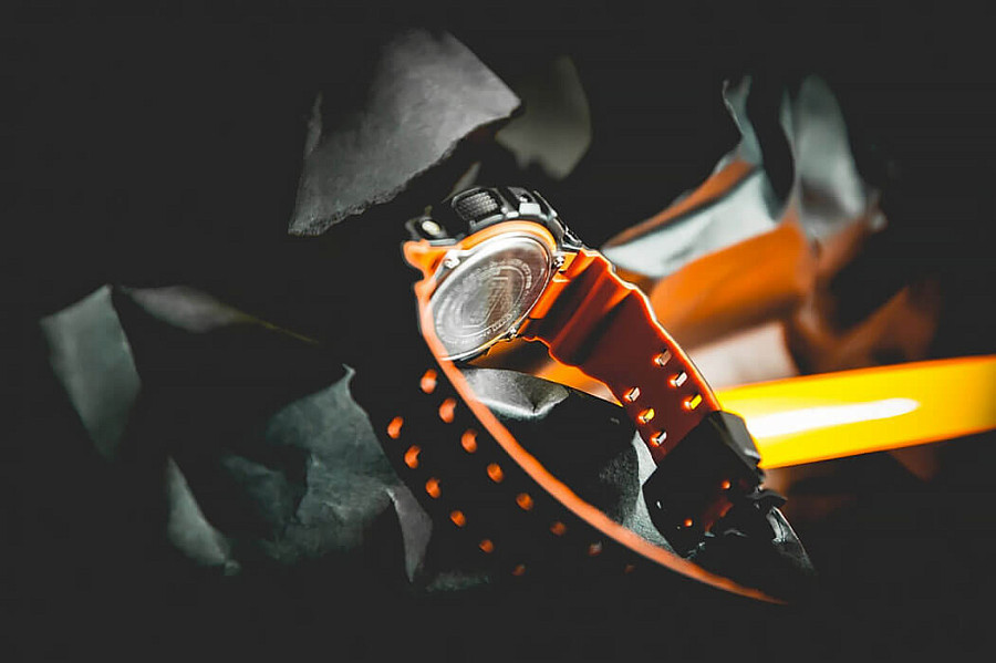 Часы Casio G-Shock GA-100BR-1A — электронные, Япония, мужские