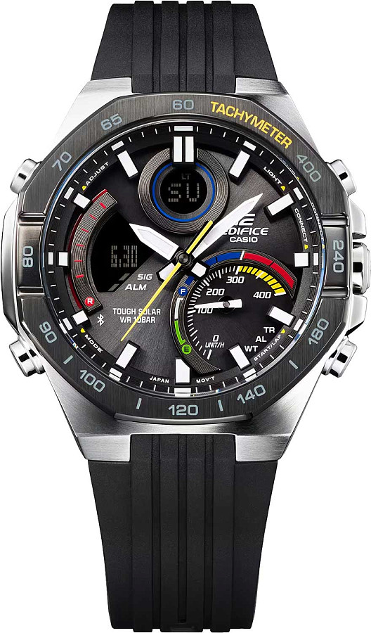 Часы Casio Edifice ECB-950MP-1AEF — пластик, мужские
