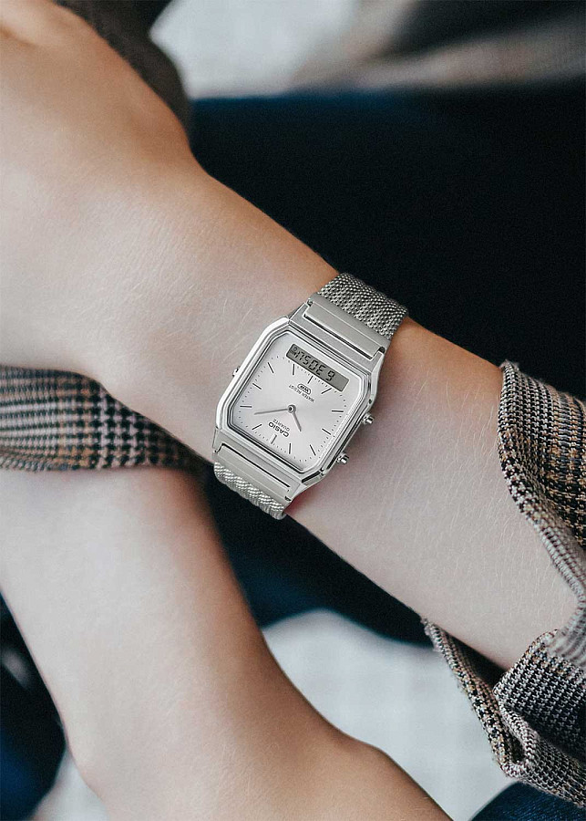 Часы Casio Vintage AQ-230EM-7A — артикул AQ-230EM-7A