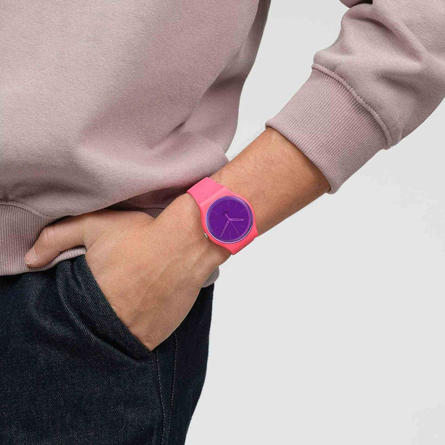 Часы Swatch New Gent Biosourced SO29P102 — силикон, женские
