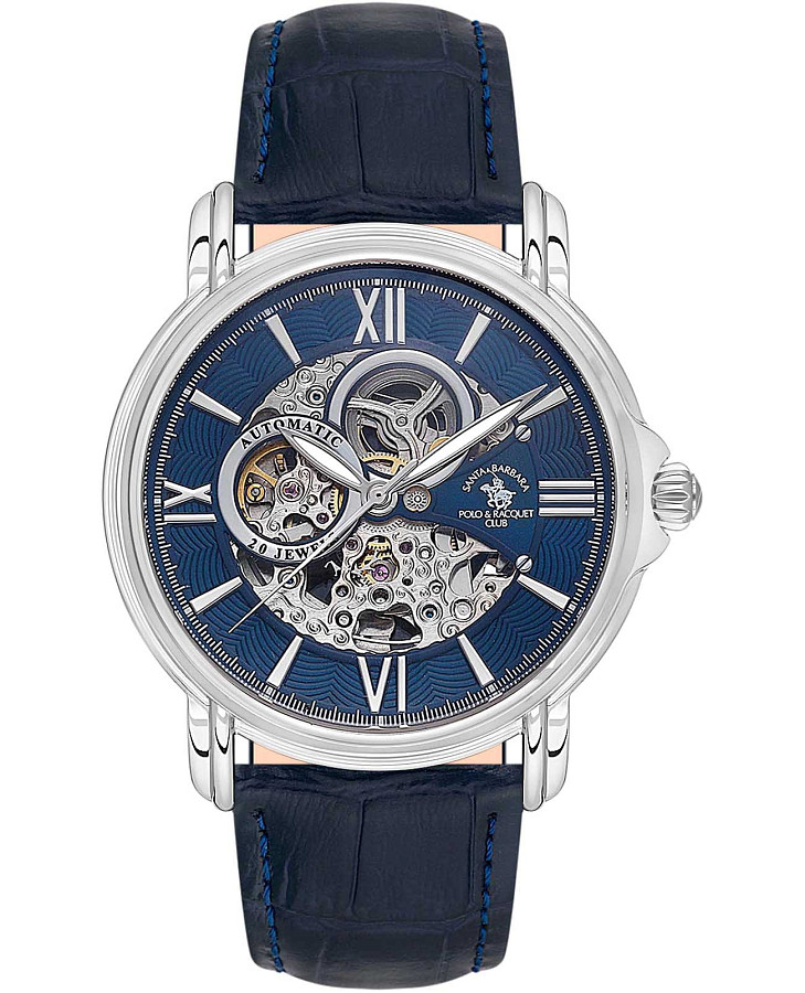 Часы Santa Barbara Polo & Racquet Club Luxury SB.8.10002-4 — мужские, синий