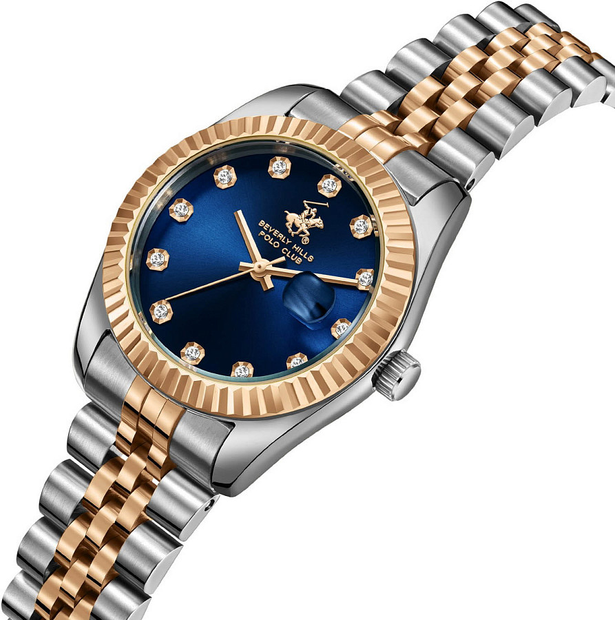 Часы Beverly Hills Polo Club BP3654X.590 — кварцевые, сталь металл