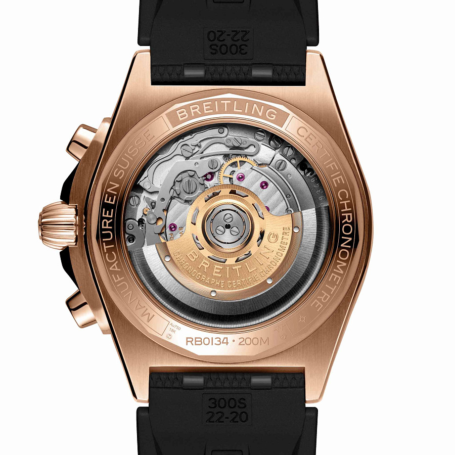 Часы Breitling Chronomat B01 42 RB0134721B1S2 — каучук, мужские