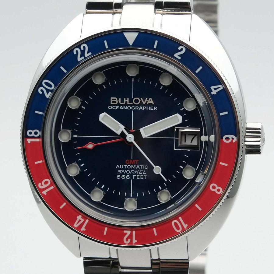 Часы Bulova Oceanographer 96B405 — нержавеющая сталь, мужские