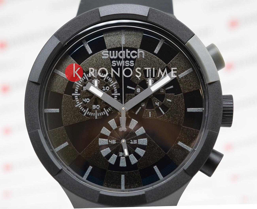 Часы Swatch Big Bold Chrono Pay! SB02B103-5300 — пластик, Швейцария