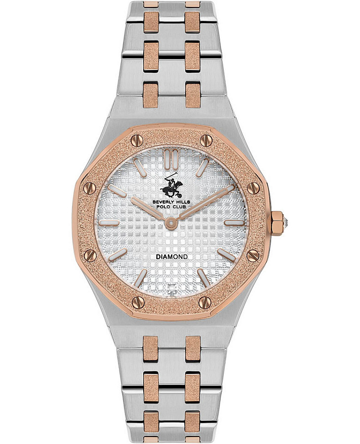 Часы Beverly Hills Polo Club Quartz BP3631X.530 — женские, перламутровый