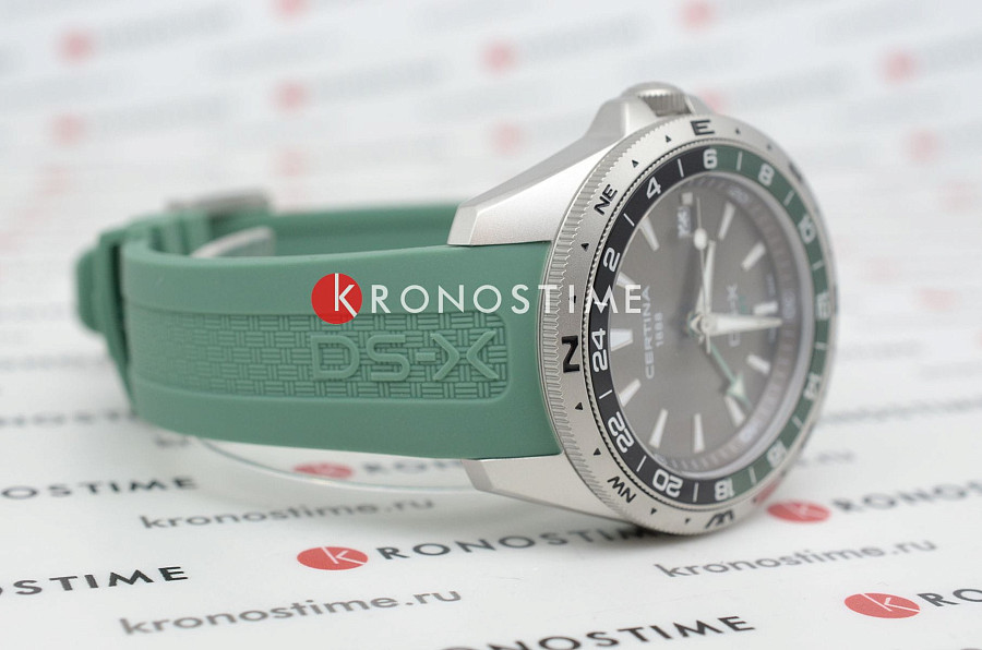 Часы Certina DS-X GMT C047.452.17.081.00 — Швейцария, кварцевые