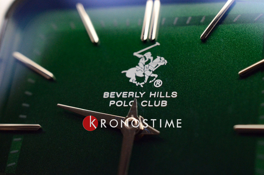 Часы Beverly Hills Polo Club BP3865X.374 — зеленый, сталь металл