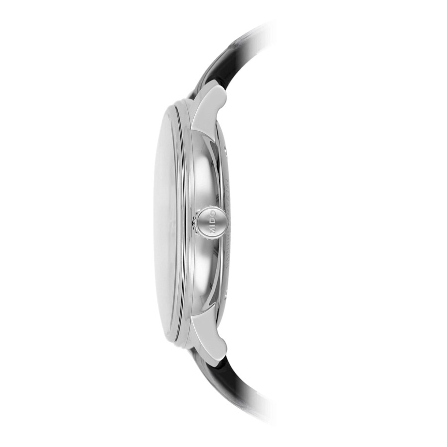 Часы Mido Baroncelli Chronometer Silicon Gent M027.408.16.031.00 — металл сталь, Швейцария