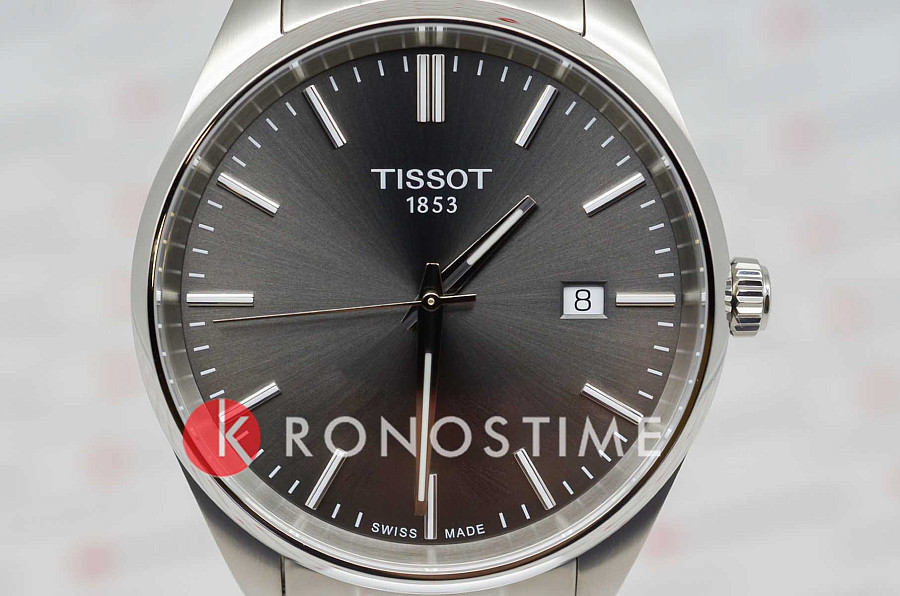 Часы Tissot PR 100 Quartz 40mm T150.410.11.081.00 — металл сталь, Швейцария