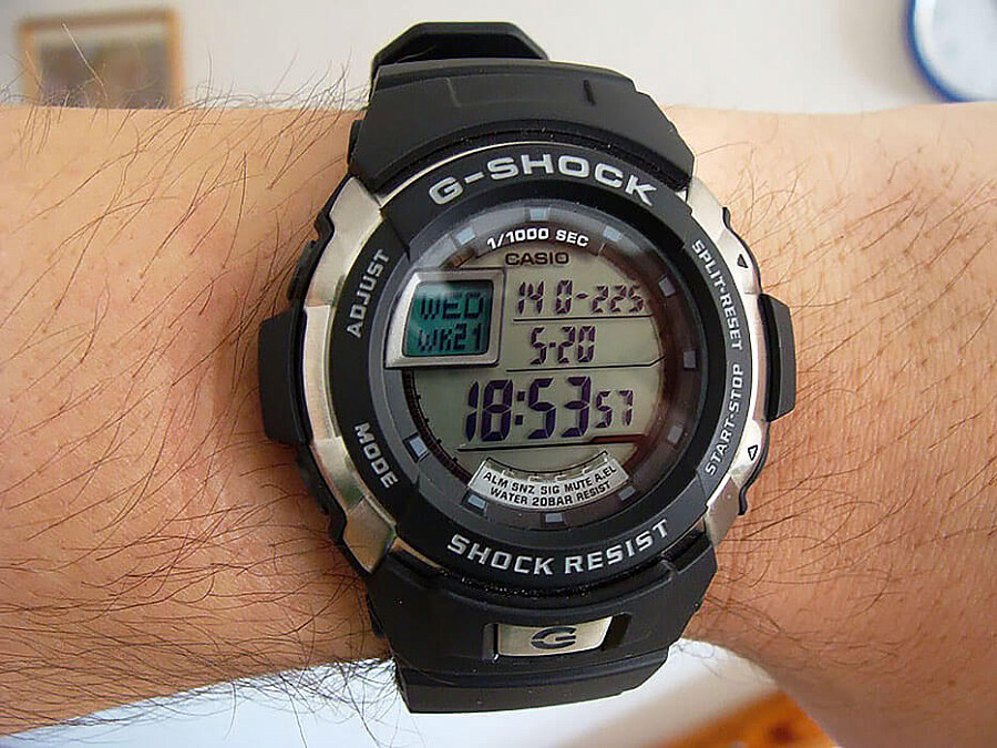Часы Casio G-Shock G-7700-1 — Япония, электронные