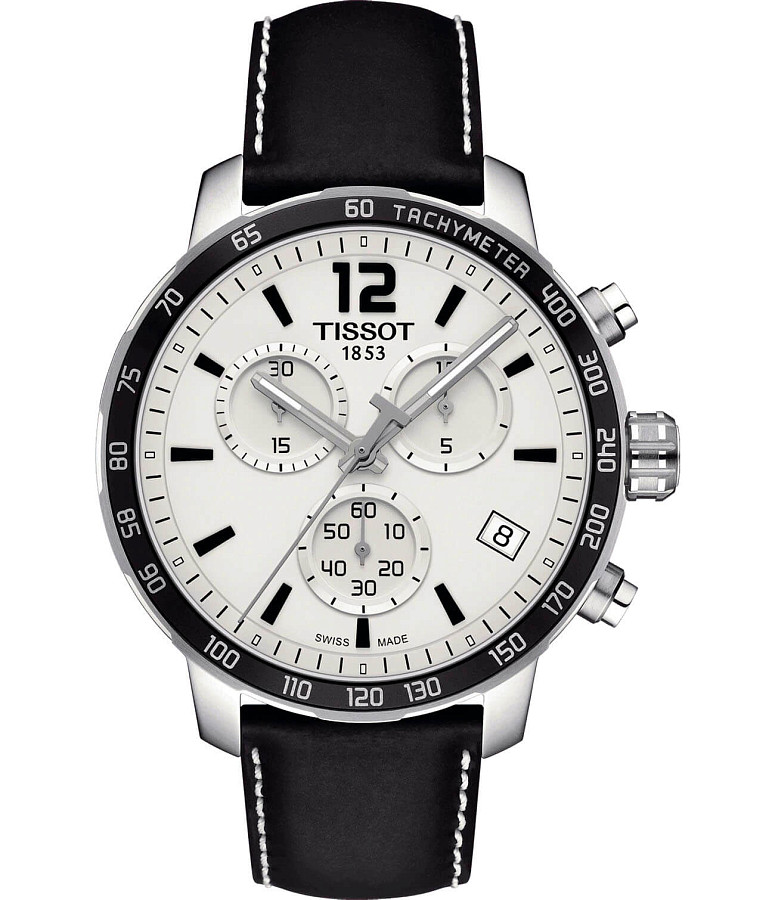 Часы Tissot T-Sport Quickster T095.417.16.037.00 — мужские, белый