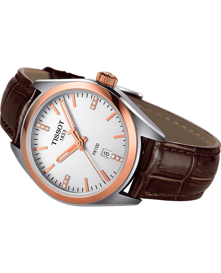 Часы Tissot PR 100 Lady T101.210.26.036.00 — металл сталь, Швейцария