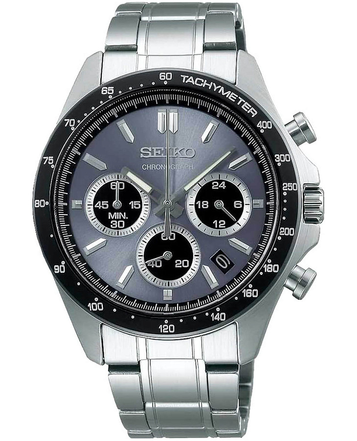 Часы Seiko Spirit Chronograph SBTR027 — мужские, голубой
