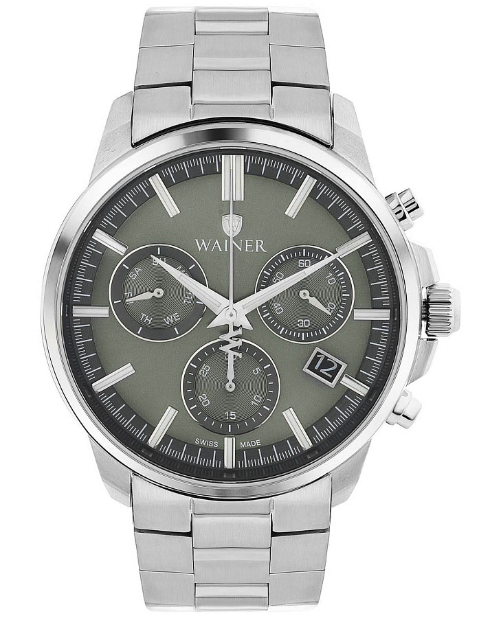 Часы Wainer Classic WA.16200-C — мужские, зеленый