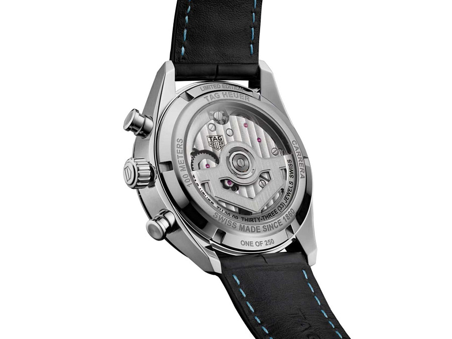 Часы TAG Heuer Carrera Chronograph Tourbillon CBS5014.FC6573 — кожаный, мужские