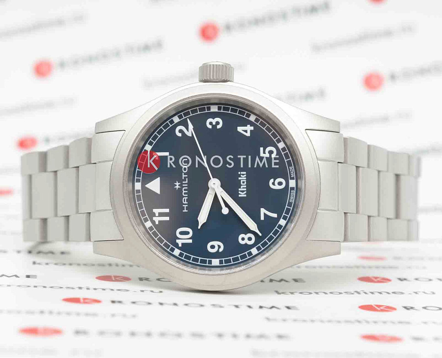 Часы Hamilton Khaki Field Quartz 38mm H69401140 — кварцевые, сталь