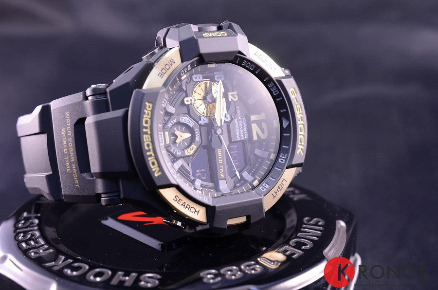 Часы Casio G-Shock GA-1100-9G — электронные, пластик