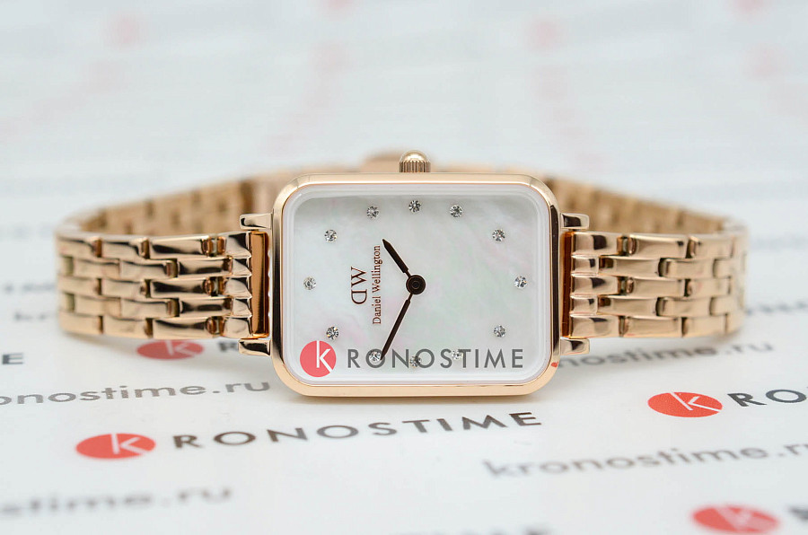Часы Daniel Wellington Quadro DW00100620 — кварцевые, сталь металл