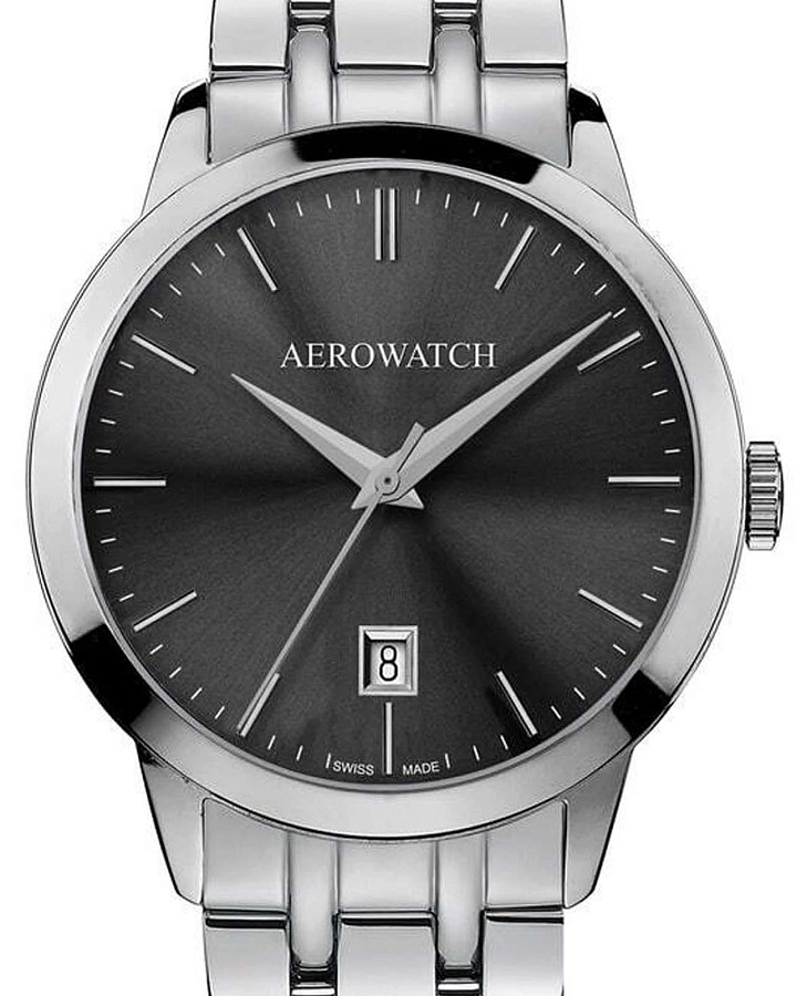 Часы Aerowatch Les Grandes Classiques 42972 AA14 M — кварцевые, сталь металл