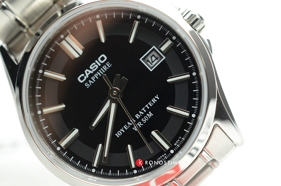 Часы Casio Collection LTS-100D-1A — кварцевые, сталь металл