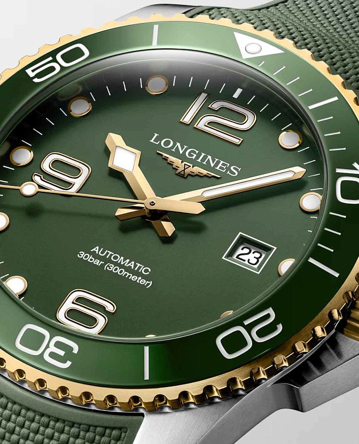Часы Longines HydroConquest L3.782.3.06.9 — механические, керамика сталь металл