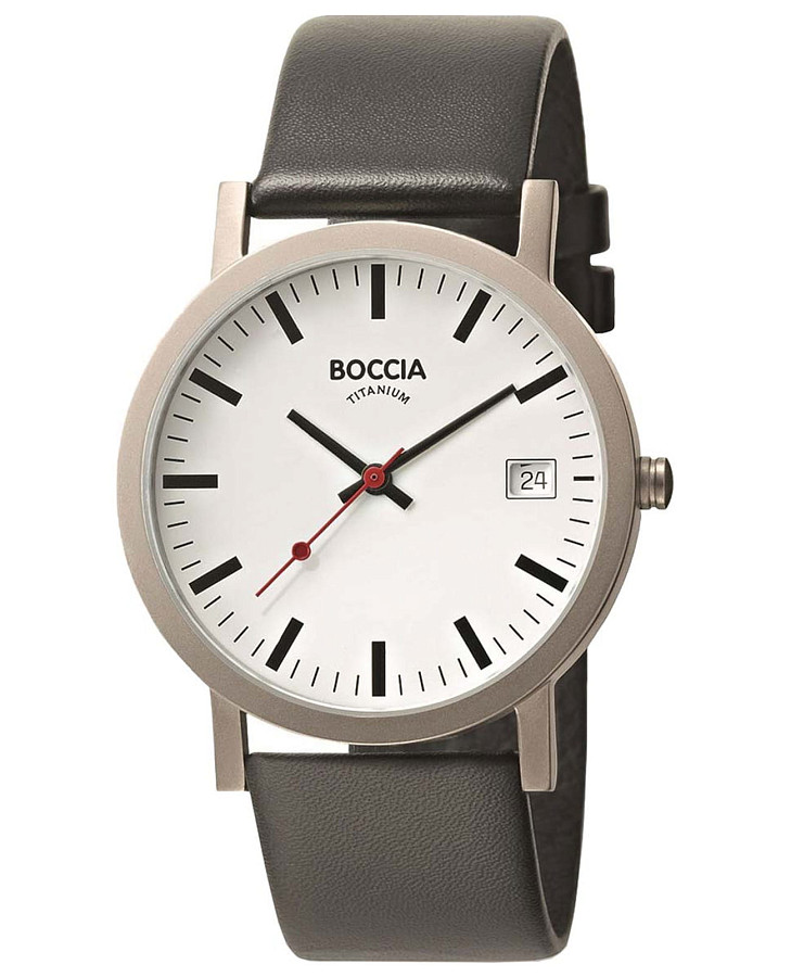 Часы Boccia Titanium 3622-01 — мужские, белый