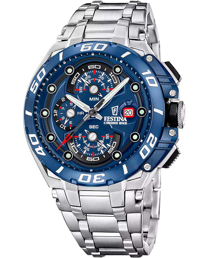Часы Festina Chrono Bike F20754/4 — мужские, синий