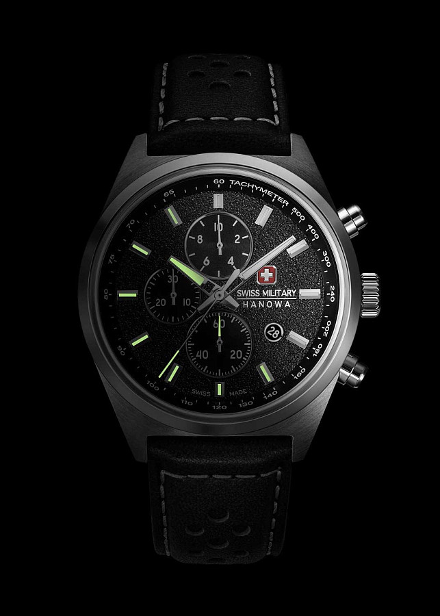 Часы Swiss Military Hanowa Storm SMWGC0007804 — кварцевые, металл сталь