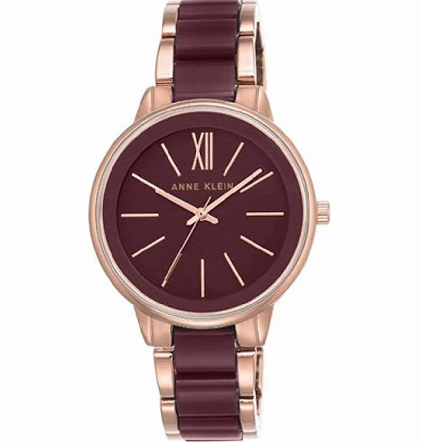 Часы Anne Klein Classic 1412BYRG — женские, бордовый