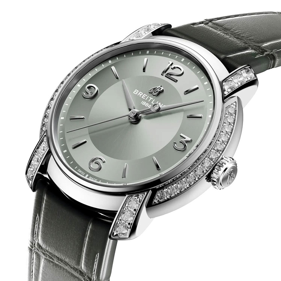 Часы Breitling Lady Premier Automatic 36 A10310671M1P1 — механические, металл сталь