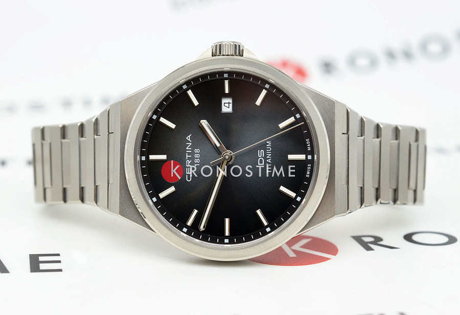 Часы Certina DS-7 Quartz C043.410.44.051.00 — кварцевые, титан