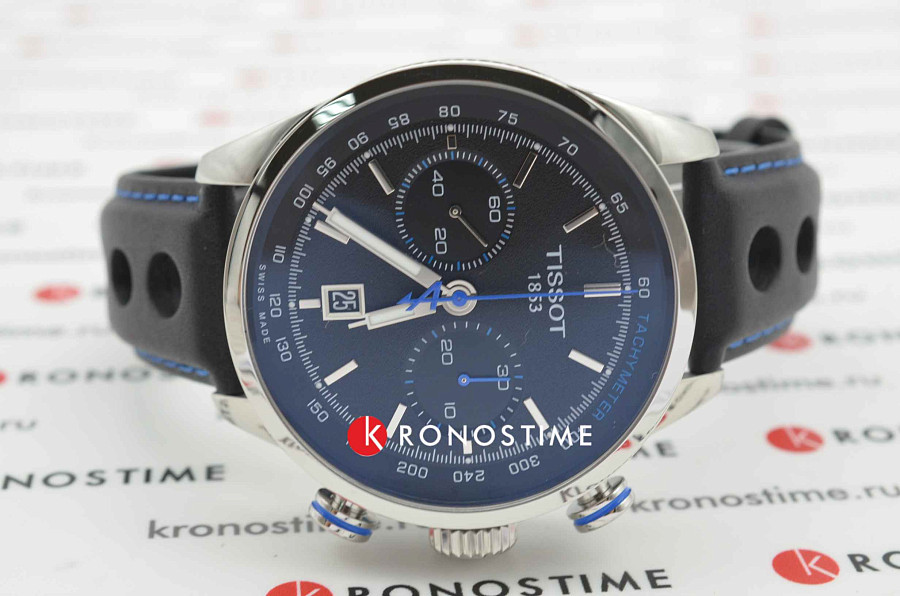 Часы Tissot Alpine On Board Automatic Chronograph T123.427.16.051.00 — металл сталь, кожаный
