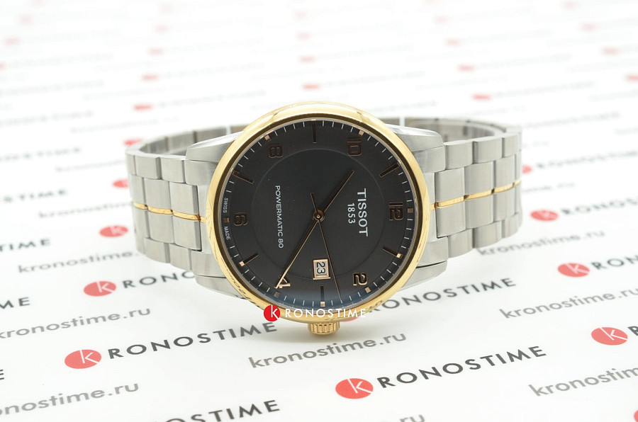 Часы Tissot Luxury Powermatic 80 T086.407.22.067.00 — мужские, двухцветный