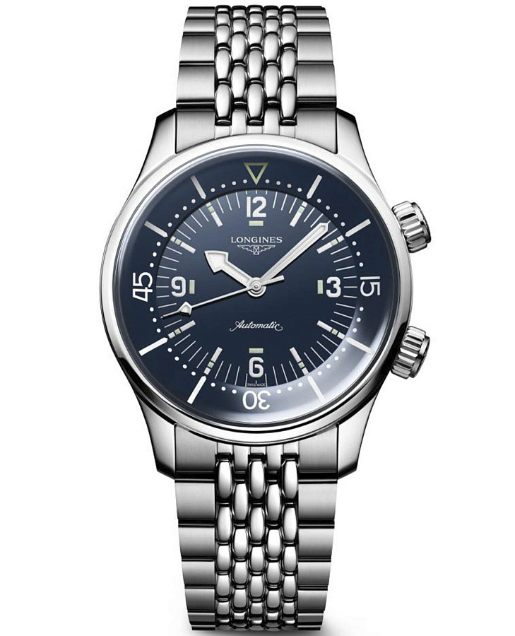 Часы Longines Legend Diver L3.764.4.90.7 — мужские, синий