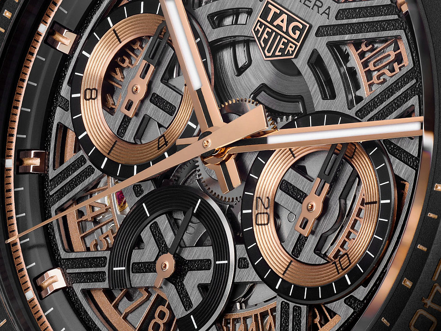 Часы TAG Heuer Carrera Chronograph Extreme Sport CBU2050.FT6273 — золото титан, Швейцария