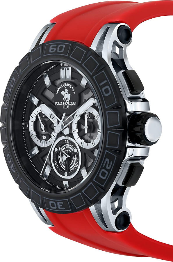 Часы Santa Barbara Polo & Racquet Club Prive SB.5.10004-6 — кварцевые, металл сталь
