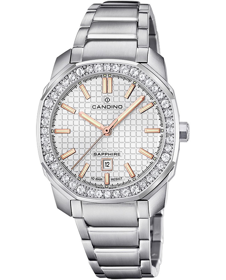 Часы Candino Lady Elegance Date C4756/1 — женские, белый