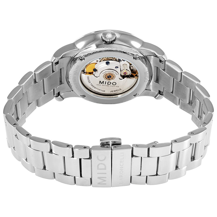 Часы Mido Baroncelli M010.408.11.063.09 — механические, металл сталь