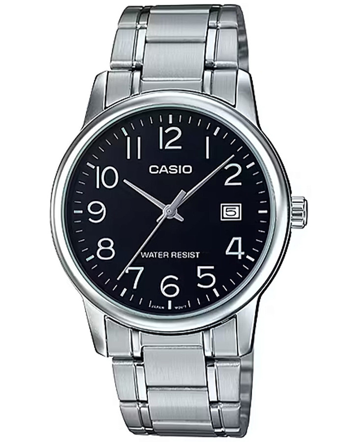 Часы Casio Collection MTP-V002D-1BUDF (MTP-V002D-1B) — мужские, черный
