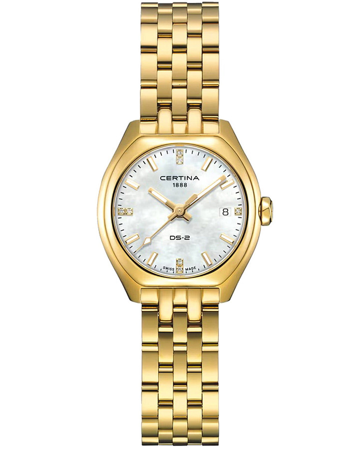Часы Certina DS-2 Lady C049.210.33.116.00 — женские, перламутровый
