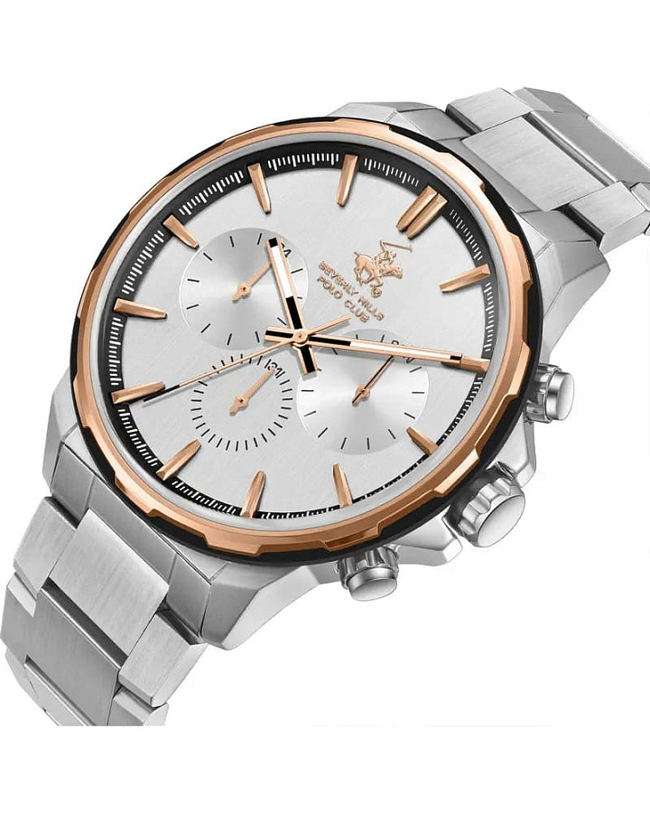 Часы Beverly Hills Polo Club BP3651X.330 — кварцевые, сталь металл