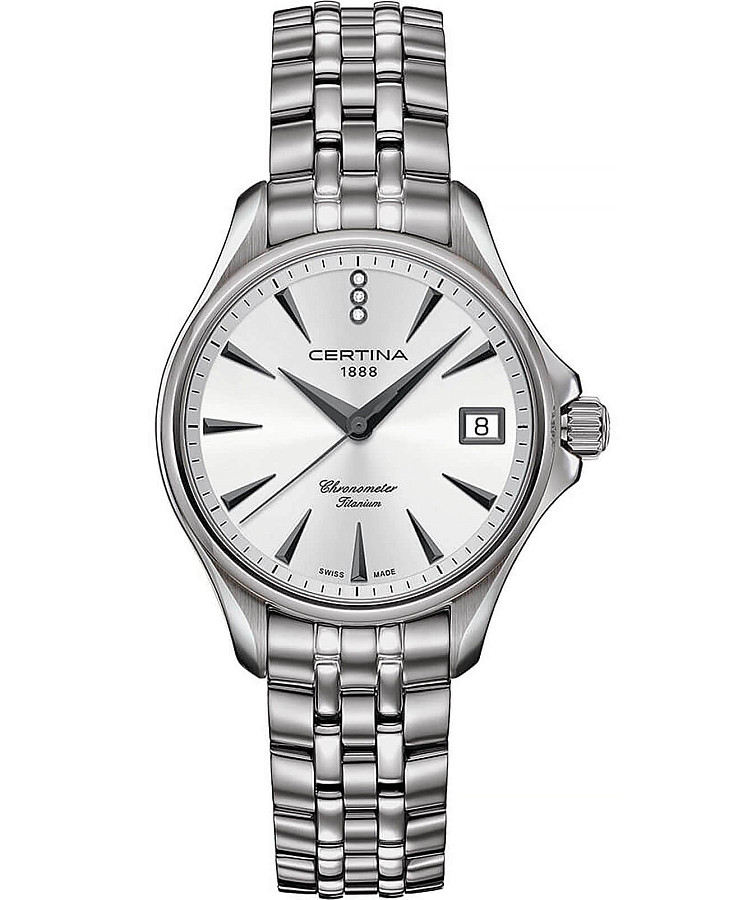 Часы Certina Lady Diamonds C032.051.44.036.00 — женские, серебристый