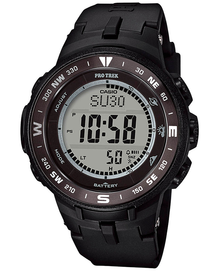 Часы Casio Pro Trek PRG-330-1 — мужские, серый