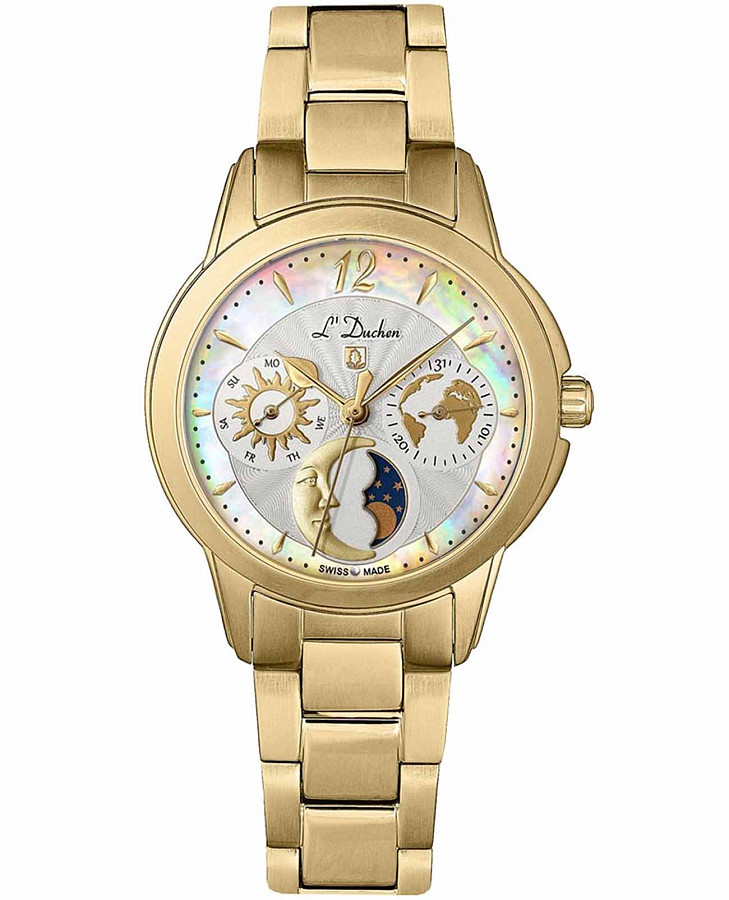 Часы L'Duchen Celeste D 857.20.33 — женские, перламутровый