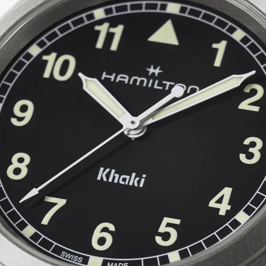 Часы Hamilton Khaki Field Quartz 38mm H69401130 — кварцевые, Швейцария, мужские