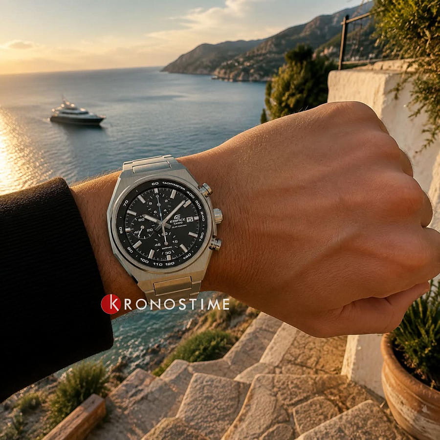 Часы Casio Edifice EFS-S660D-1A — кварцевые, металл сталь