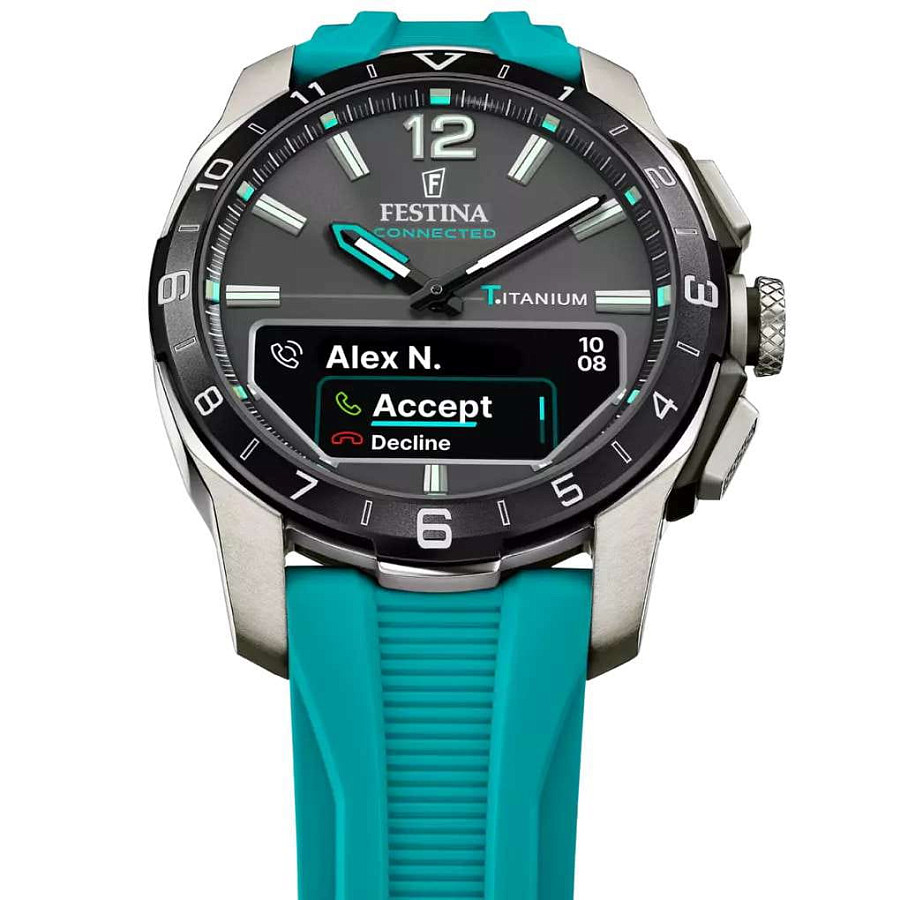 Часы Festina Connected D F23000/5 — кварцевые, титан